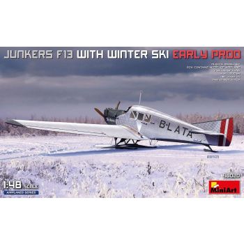 MiniArt - 1/48 JUNKERS F13 WITH WINTER SKI. EARLY PROD