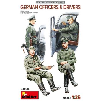 MiniArt - 1/35 GERMAN OFFICERS en DRIVERS (02/25) *
