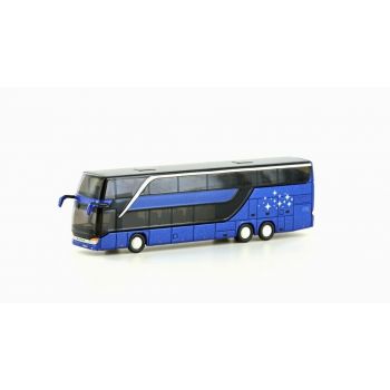Minis - 1/160 Setra Reisebus S431 Dt Neutral Metallic Blau (?/22) *mis-lc4488