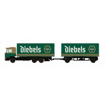 Minis - 1/160 MAN F90 3-ACHS KOFFER-HANGERZUG DIEBELS (?/23) *