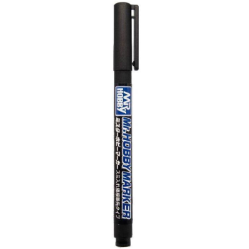 Mr. Hobby - MR. HOBBY MARKER SUPER FINE TIP BRUSH PEN BLACK