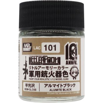 Mr. Hobby - LITTLE ARMORY COLOR (18ML) ALUMITE BLACK (?/25) *