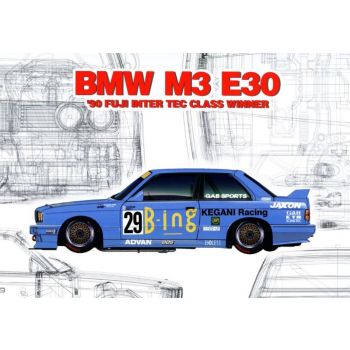 Nunu models - 1/24 BMW M3 E30 GR.A 1990 INTERTEC CLASS FISCO #29