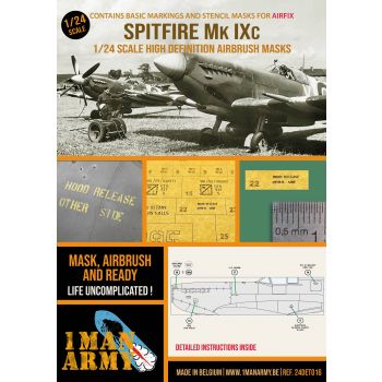 1ManArmy - 1/24 SUPERMARINE SPITFIRE MK.IXC AIRFIX *