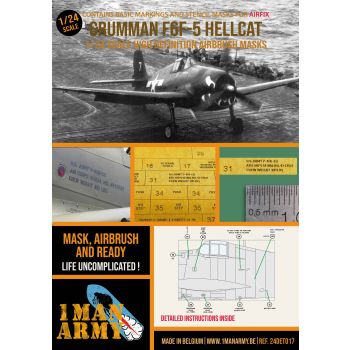 1ManArmy - 1/24 GRUMMAN F6F-5 HELLCAT AIRFIX *