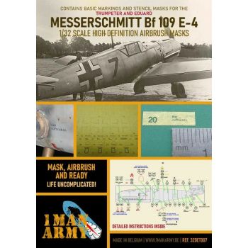 1ManArmy - 1/32 MESSERSCHMITT BF 109 E-4 EDUARD en TRUMPETER