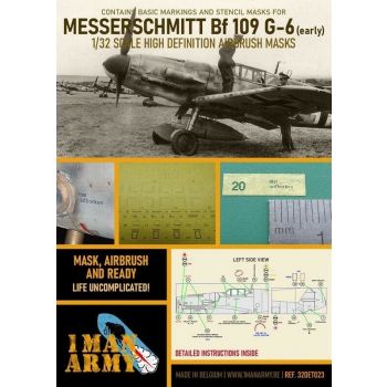 1ManArmy - 1/32 MESSERSCHMITT BF 109 G-6 EARLY ALL BRANDS