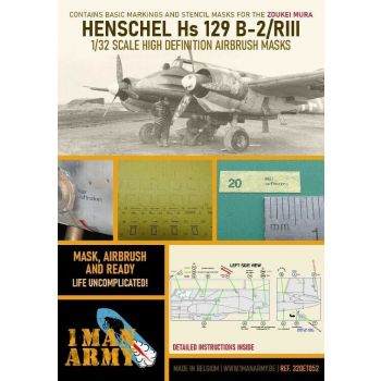 1ManArmy - 1/32 HENSCHEL HS129 B-2/RIII ZOUKEI MURA