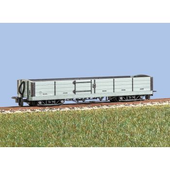 PECO - LenB BOGIE OPEN WAGON, GREY UNLETTERED