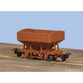 PECO - SNAILBEACH HOPPER WAGON, UNLETTERED BROWN