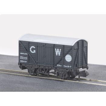 PECO - BOX VAN, STANDARD TYPE, GW, DARK GREY