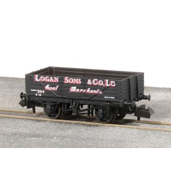 PECO - 9FT 5 PLANK OPEN WAGON, LOGAN en SONS