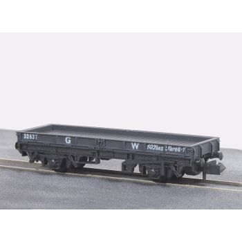 PECO - PLATE WAGON, GW, DARK GREY