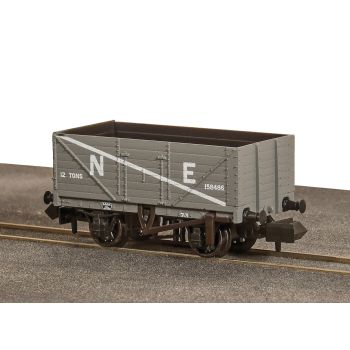 PECO - 9FT 7 PLANK OPEN WAGON, NE, GREY
