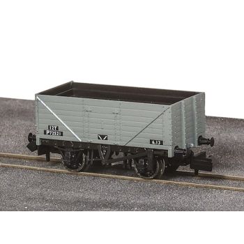 PECO - 9FT 7 PLANK OPEN WAGON, BR, GREY
