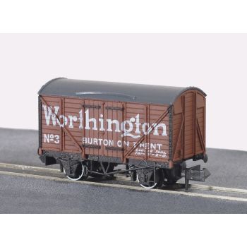 PECO - BOX VAN, STANDARD TYPE, WORTHINGTON, BROWN