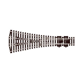 Peco - 1/76 TURNOUT 3 WAY MEDIUM RADIUS 220MM