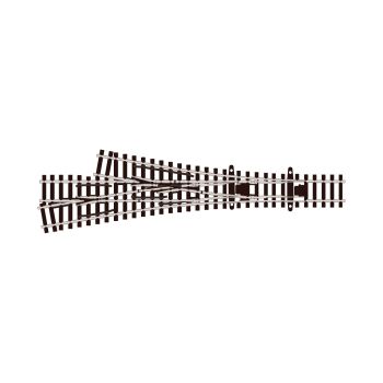 Peco - 1/160 TURNOUT 3 WAY MEDIUM RADIUS 153MM