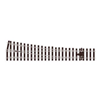 Peco - 1/32 TURNOUT MEDIUM RADIUS R/H 612MM