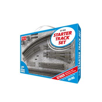Peco - 1/76 STARTER TRACK SET 2ND RADIUS CURVES 438MM