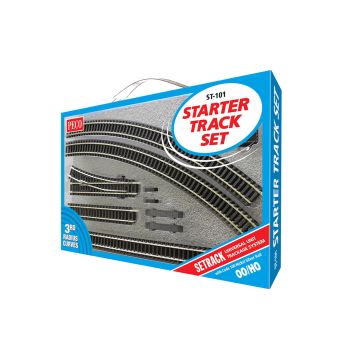 Peco - 1/76 STARTER TRACK SET 3RD RADIUS CURVES 505MM