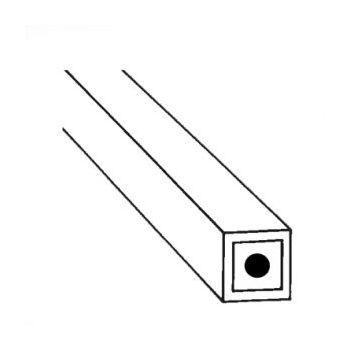 Plastruct - TUBING SQUARE ACRYLIC CL. 4.8x2.4x1.4MM 5X CST-6