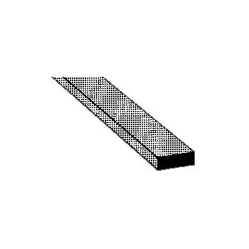 Plastruct - STRIP RECTANGULAR SOLID ABS D.GRAY 3.2x6.4MM 375MM 5X SAR-8