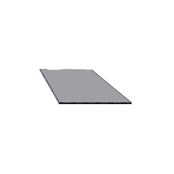 Plastruct - STRIP STOCK ABS LIGHT GRAY 31.8x0.8MM 600MM 4X STSC-2