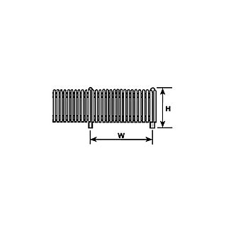 Plastruct - 1/48 FENCE PICKET F STYRENE 17.1x31.8x750MM 1X FEN-38