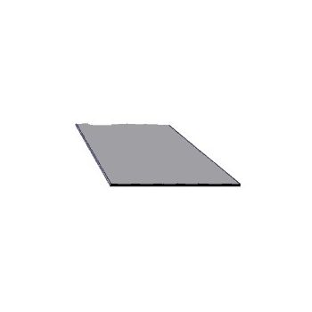 Plastruct - SHEET PLAIN ABS GRAY 0.8x175x300MM 4X SSA-103