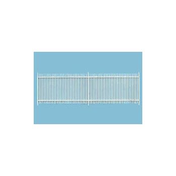 Plastruct - 1/48 FENCE STYRENE HIGH BAR 38.1x3.2x254MM 1X FEN-98