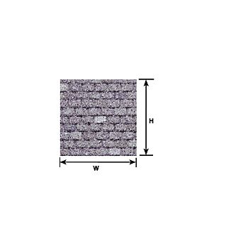 Plastruct - 1/48 SHEET ASPHALT SHINGLE GRAY 0.5x300x175MM 2X PS-115