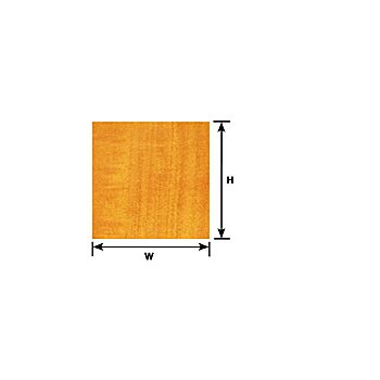 Plastruct - 1/12 SHEET PAN. WOOD MAPLE DH. PAPER 0.3x190x250MM 1X PSP-20