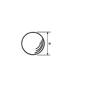 Plastruct - BALL ACRYLIC CL. 25.4 Ø 2X AB-32