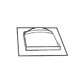 Plastruct - SKYLIGHT SQUARE DOME CL. POLY 3.6x9.5x9.5MM 2X SKY-12