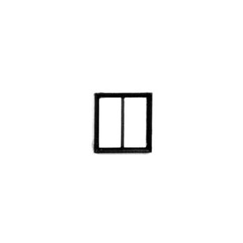 Plastruct - 1/48 WINDOW STYLE E STYRENE WH. 24.6x24.6MM 2 SETS WIN-48P