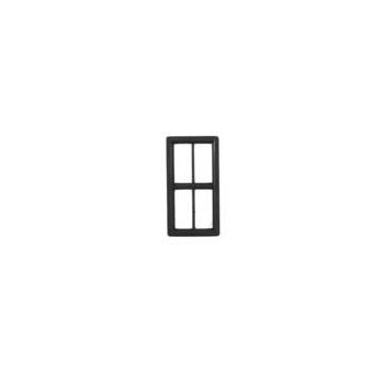 Plastruct - 1/24 WINDOW STYLE E STYRENE WH. 54.0x28.6MM 2X WIN-24B