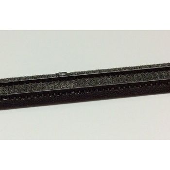 Plastruct - 1/500 TRAIN TRACK STRAIGHT E POLY. BLACK 200MM 2X TRTS-500