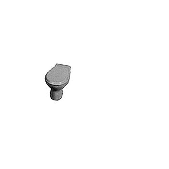 Plastruct - 1/48 INDUSTRIAL TOILET B STY. WH. 1X OLB-10