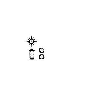 Plastruct - 1/48 CLOCK SET B POLY. MULTI 1X HLC-48