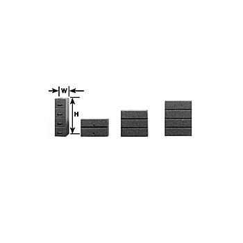 Plastruct - 1/48 HORIZ FILE CABINET B STY. WH. 12.7x19.1MM 1X OLF-20