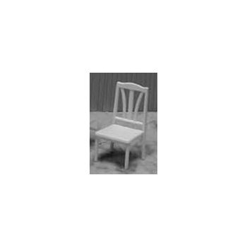 Plastruct - 1/24 DINING CHAIR P STY. WH. 44.5x19.1MM 1X HFC-24