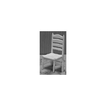 Plastruct - 1/24 DINING CHAIR O STY. WH. 44.5x19.1MM 1X HRC-24