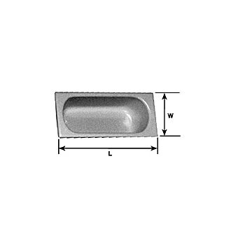 Plastruct - 1/12 DH. CL. COOLLY OBLONG BATHTUB 1X OBT-12