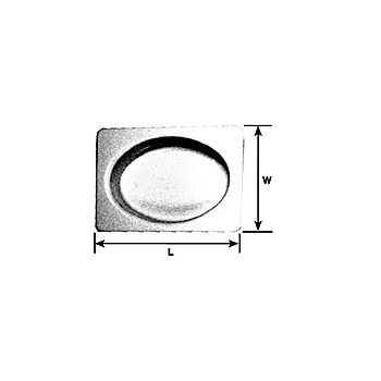 Plastruct - 1/12 DH. CL. COOLLY OVAL BATHTUB 1X OVT-12