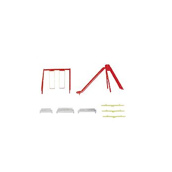 Plastruct - 1/48 PLAYGROUND SET STY. 66.7x152.4MM 1 SET PLAY-48