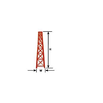 Plastruct - 1/48 OIL WELL/ WATER TOWER STY. 203.2x57.2MM 1X OIL-800