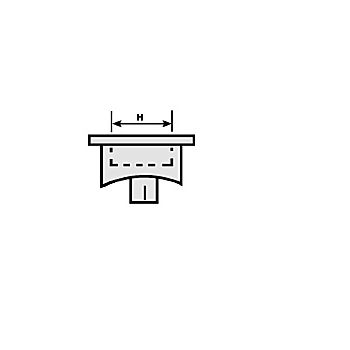 Plastruct - NOZZLE ABS MEDIUM GRAY 7.9x3.2MM 5X N-4