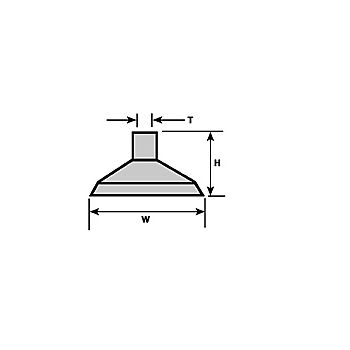 Plastruct - 1/16 LAMP SHADE ABS GREEN 14.3x23.8x2.4MM 5X LF-10