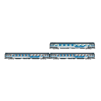 Rivarossi - 1/87 FS, 3-UNIT PACK, GRAN CONFORT + 2 Z1, EP. VI (10/25)*